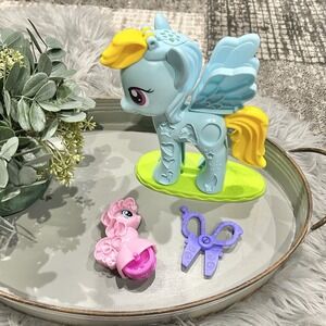 Play Doh My Little Pony Rainbow Dash‎ Style Salon Horse Mold 2014 Pony Bundle